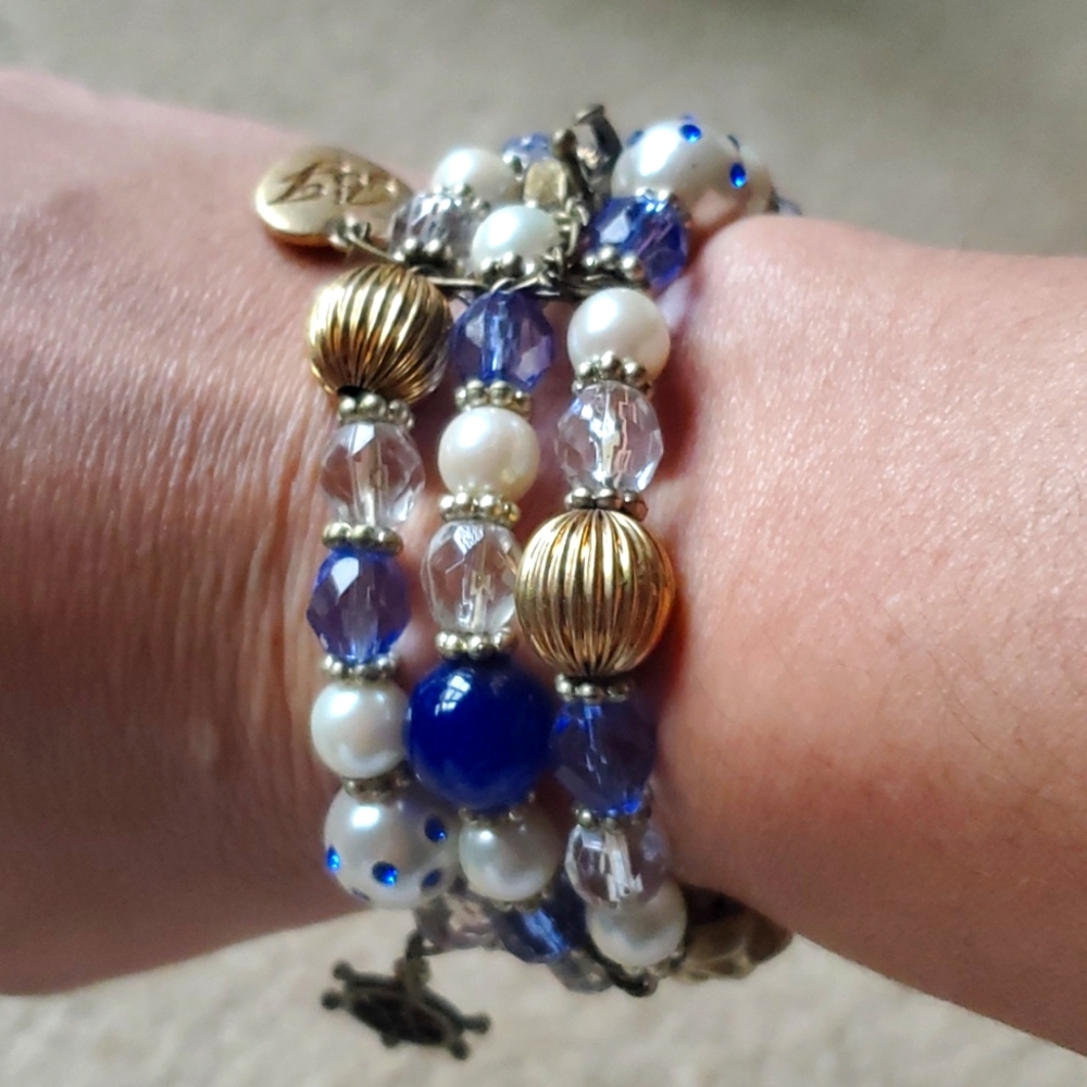 Betsey Johnson Vintiagr Nautical theme Braclet
